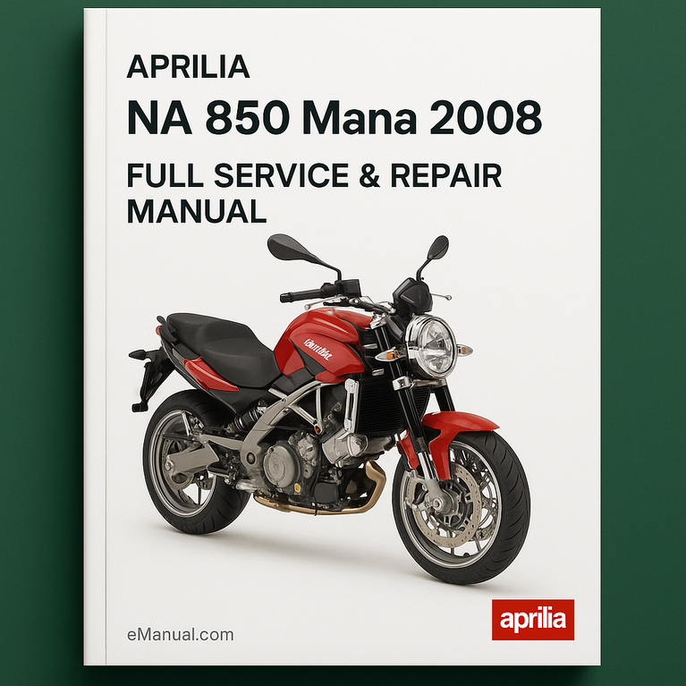 Aprilia Na 850 Mana 2008 Full Service Repair Manual