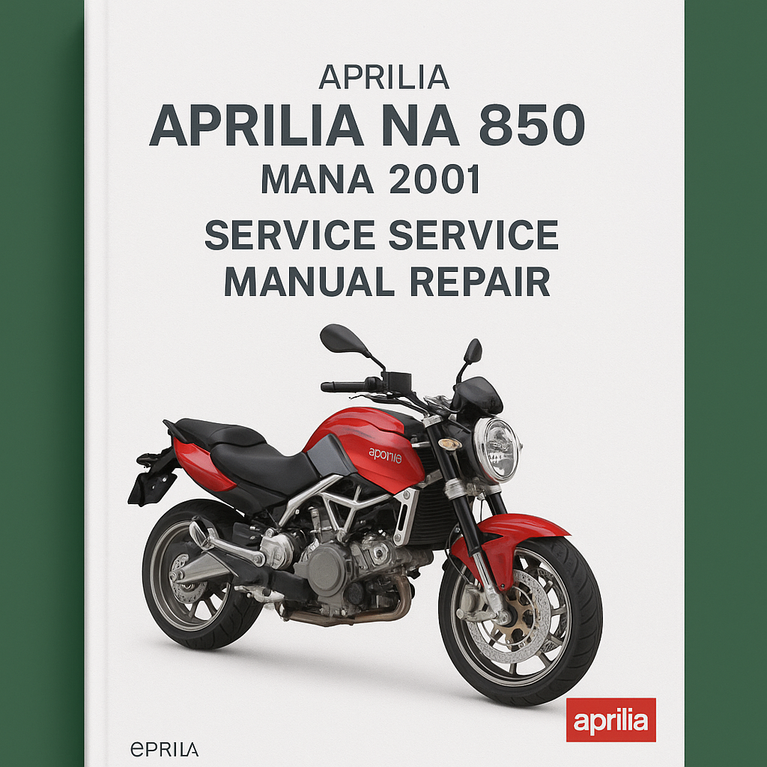 Aprilia Na 850 Mana 2007-2011 Factory Service Manual Repair