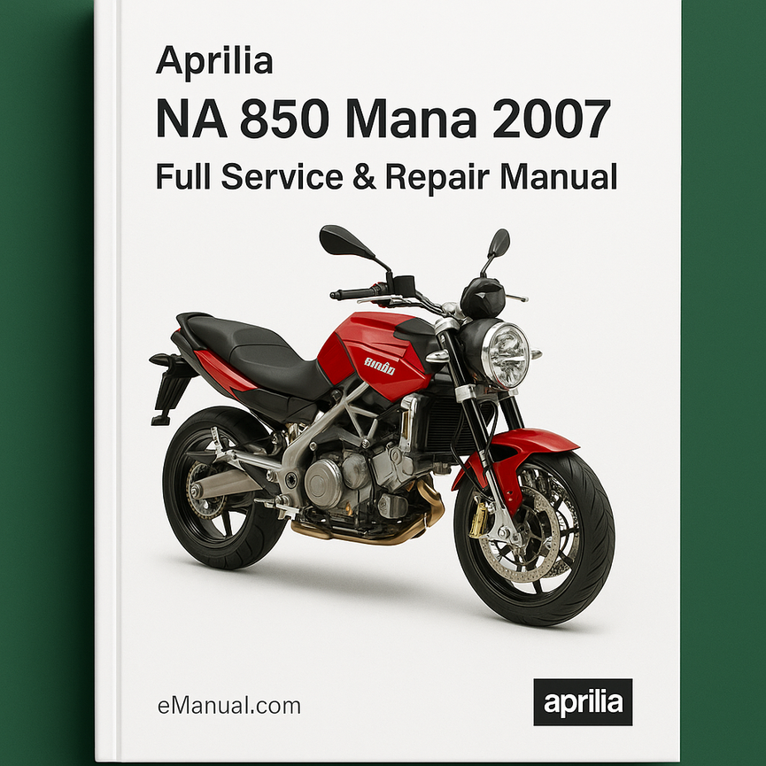 Aprilia Na 850 Mana 2007 Full Service Repair Manual