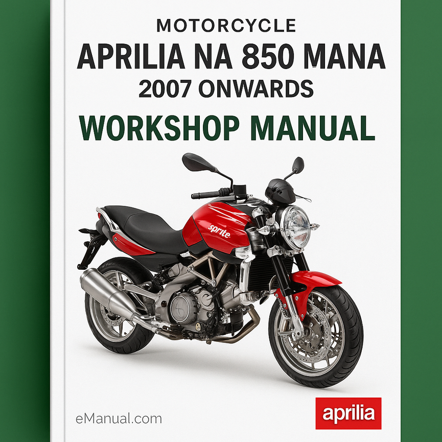 Aprilia NA 850 Mana 2007-2010 Werkstatthandbuch