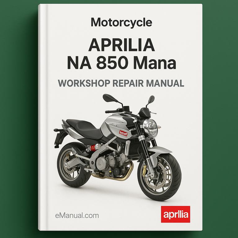 Aprilia NA 850 Mana Workshop Repair Manual