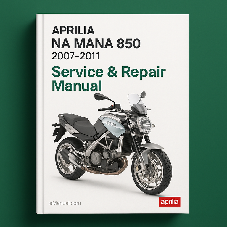 APRILIA NA MANA 850 Service Repair Manual 2007-2011
