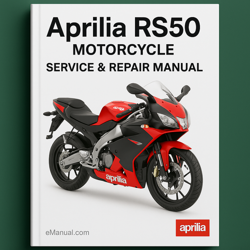 Manual de servicio y reparación de motocicletas Aprilia Rs50