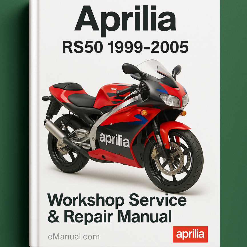 Aprilia Rs50 1999-2005 Workshop Service Repair Manual