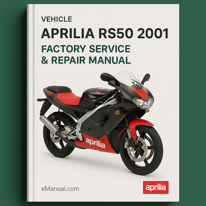 Aprilia RS50 2001 Factory Service Repair Manual