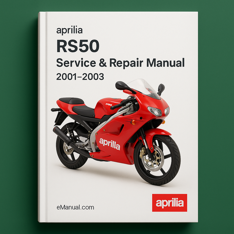aprilia rs50 Service Repair Manual download 2001-2003