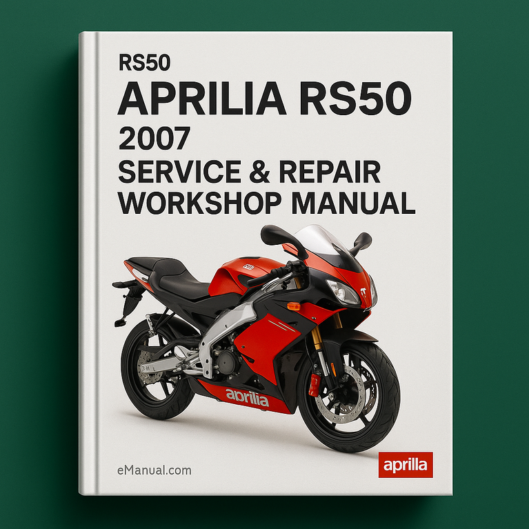 Aprilia RS50 RS50 2007 Service Repair Workshop Manual