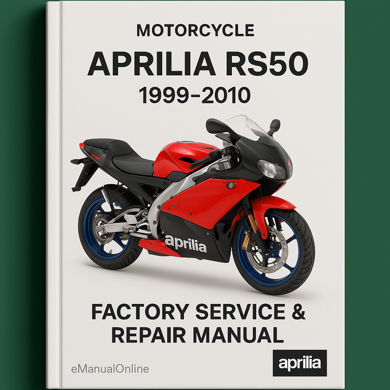 Aprilia RS50 1999-2010 Factory Service Repair Manual