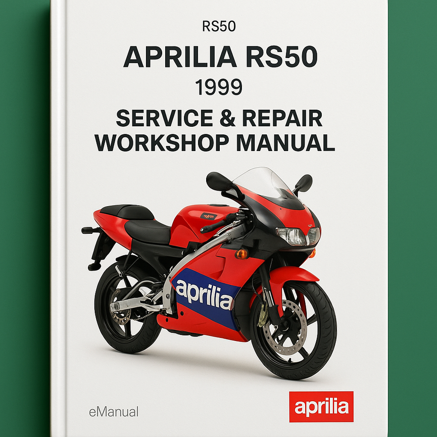 Aprilia RS50 RS50 1999 Service Repair Workshop Manual