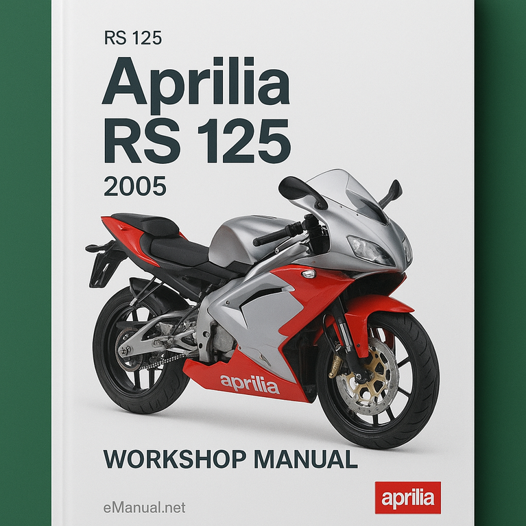 Aprilia RS50 RS50 2004 Service Repair Workshop Manual