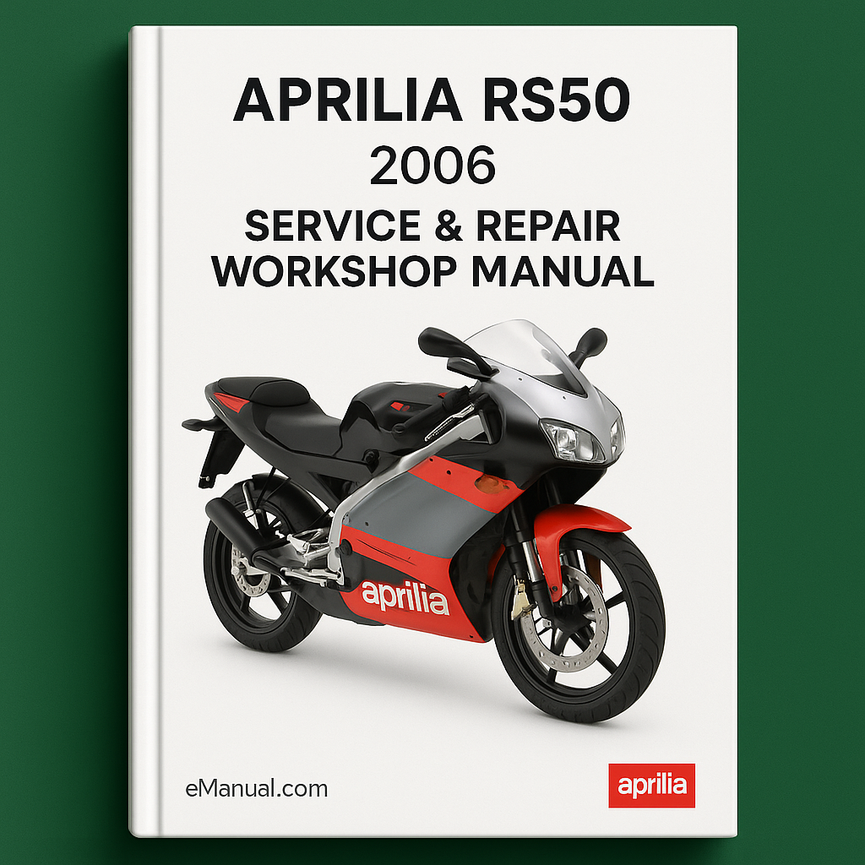 Aprilia RS50 RS50 2006 Service Repair Workshop Manual