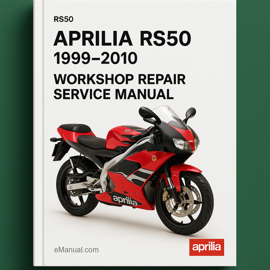 Aprilia RS50 1999-2010 Workshop Repair Service Manual