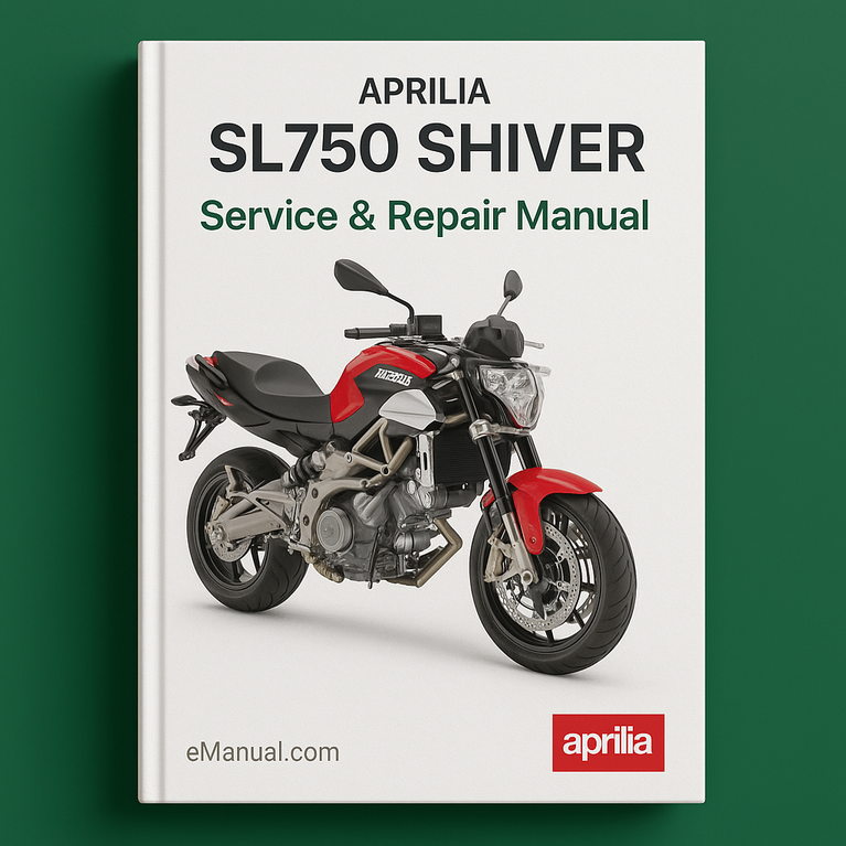 APRILIA SL750 SHIVER Service Repair Manual