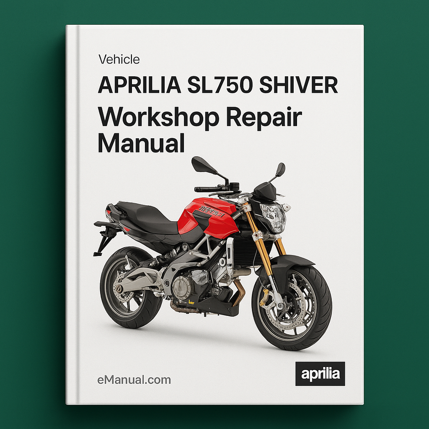 APRILIA SL750 SHIVER Werkstatt-Reparaturhandbuch