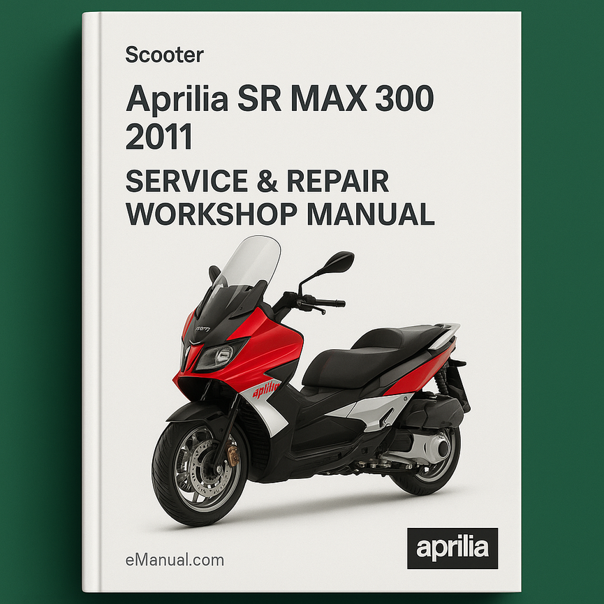 Manual de taller y reparación de Aprilia SR MAX 300 2011