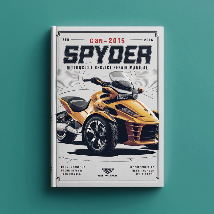 Can-Am 2015 2016 Spyder F3 F3-T Motorrad Service-Reparaturhandbuch