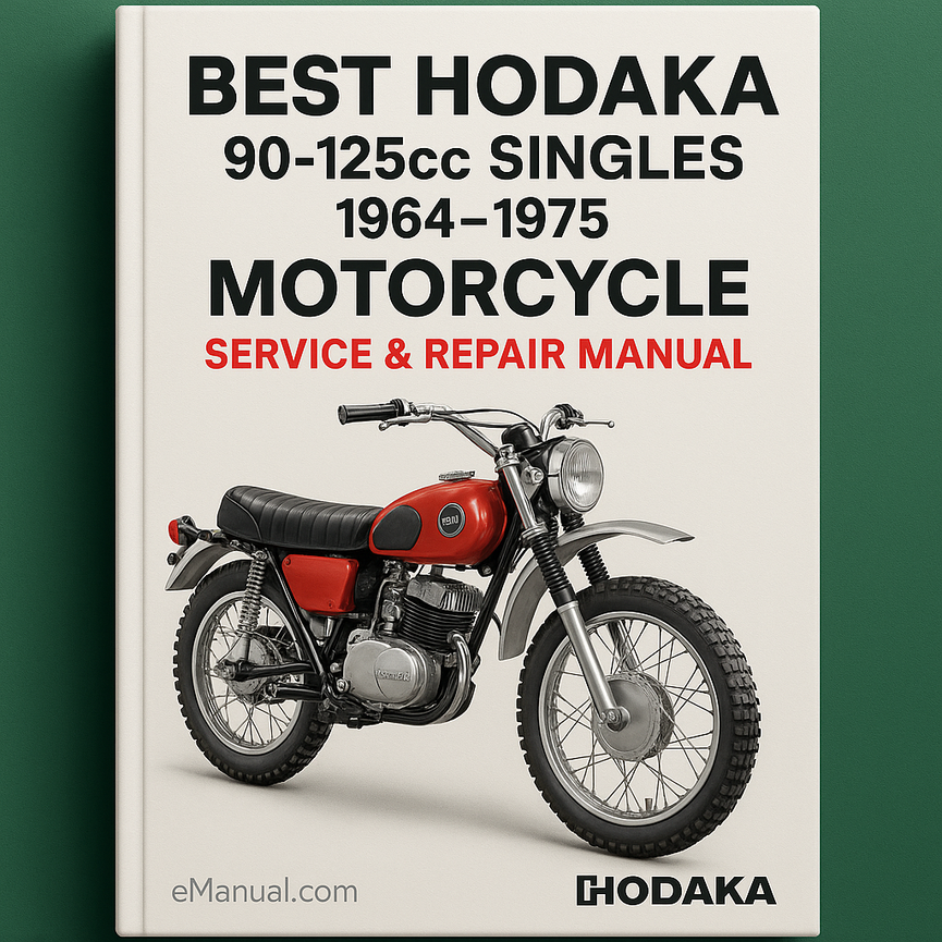Best Hodaka 90-125cc Singles Motorcycle Service Repair Manual 1964-1975