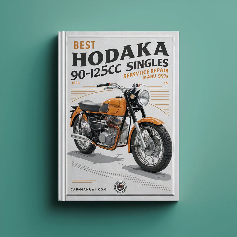 El mejor manual de servicio y reparación de motocicletas Hodaka de 90 a 125 cc para monocilíndricos, 1964-1975