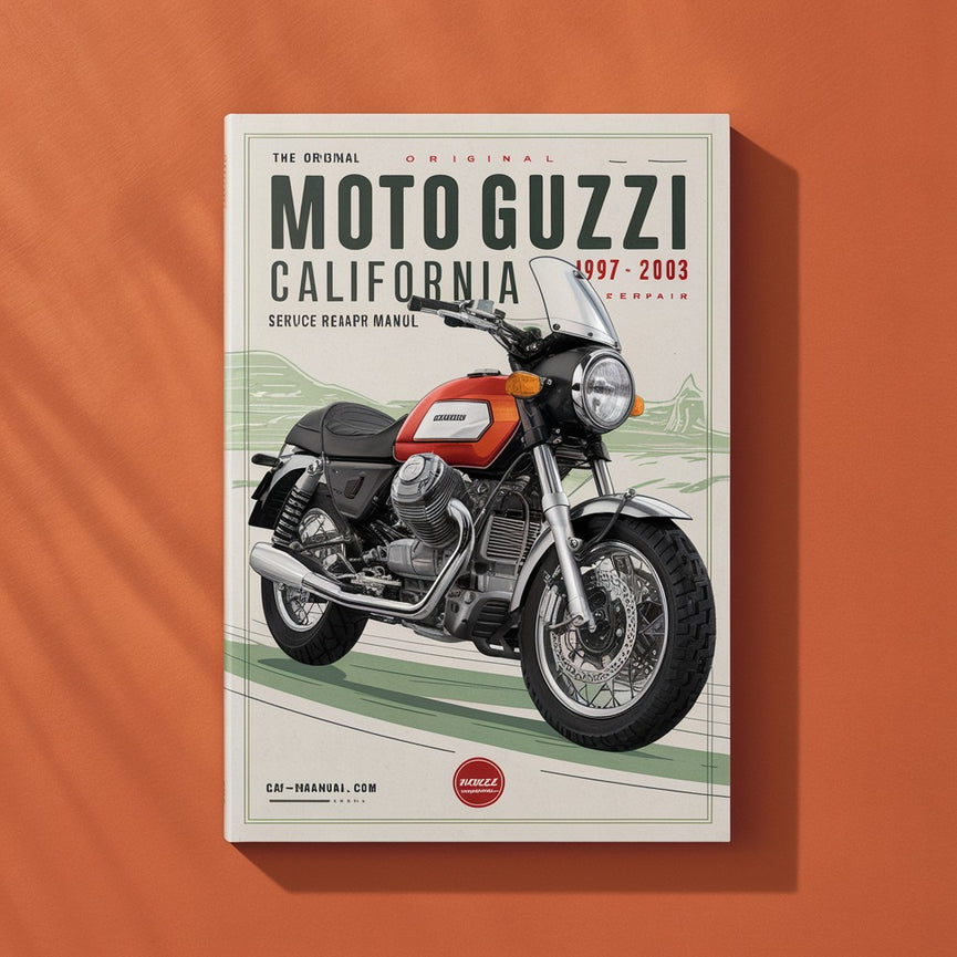 Manual de servicio y reparación original de Moto Guzzi California 1997-2003