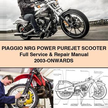 Manual completo de servicio y reparación del scooter PIAGGIO NRG POWER PUREJET 2003-EN ADELANTE