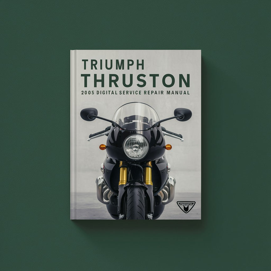 Manual de servicio y reparación digital de Triumph Thruxton 2005