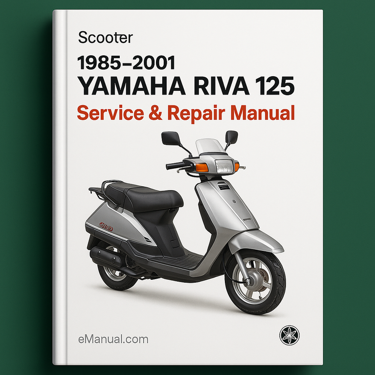 1985-2001 Yamaha Riva 125 scooter Service Repair Manual
