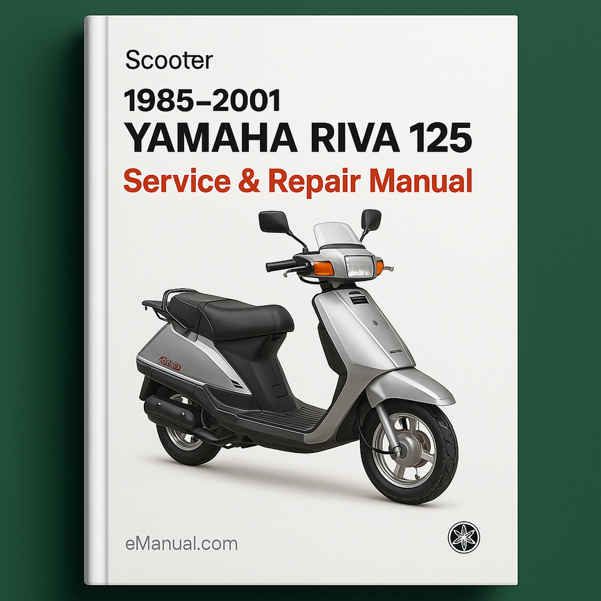 1985-2001 Yamaha Riva 125 scooter Service Repair Manual