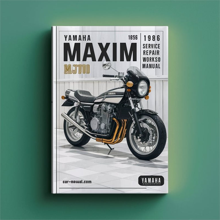 1985-1986 Yamaha XJ Models XJ700 Maxim Service Repair Workshop Manual PDF