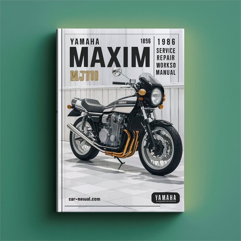 1985-1986 Yamaha XJ Models XJ700 Maxim Service Repair Workshop Manual PDF