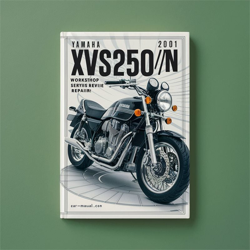 2001 Yamaha XVS Models Xvs250/n Service Repair Workshop Manual PDF