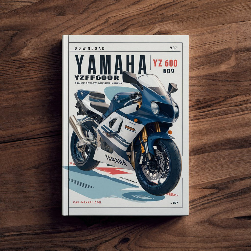 Manual de taller y reparación de Yamaha YZF600 YZF600R YZF 600 600R 95-07