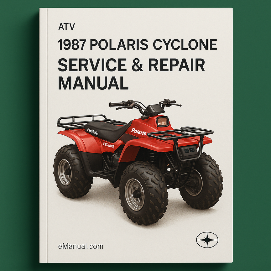 1987 POLARIS CYCLONE ATV Service Repair Manual