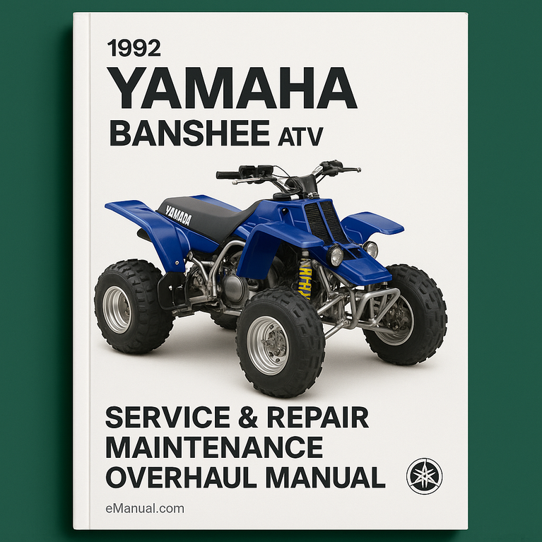 1992 Yamaha BANSHEE ATV Service Repair Maintenance Overhaul Manual