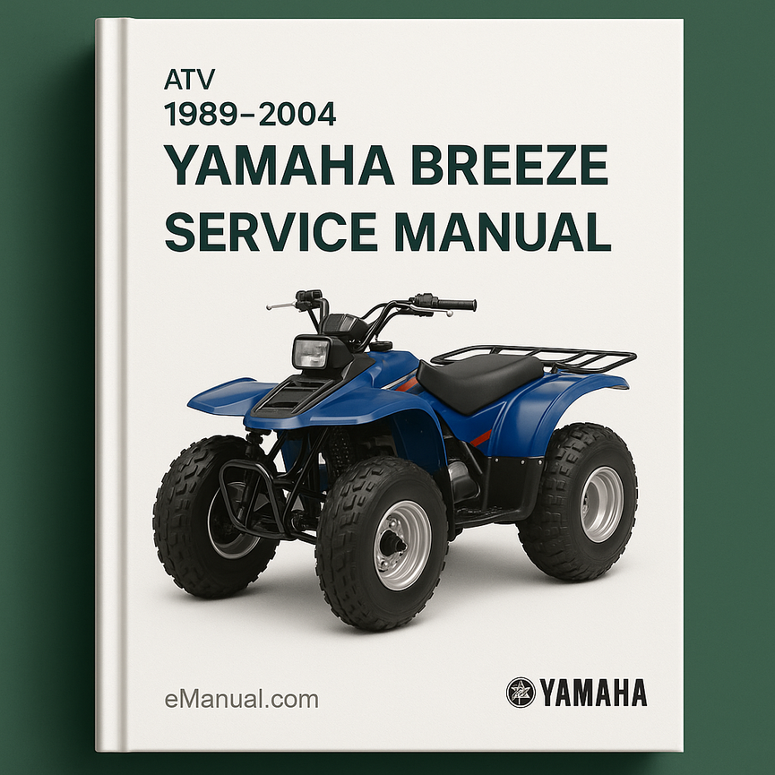 1989-2004 Yamaha BREEZE Service Manual and ATV Owners Manual-Workshop Repair