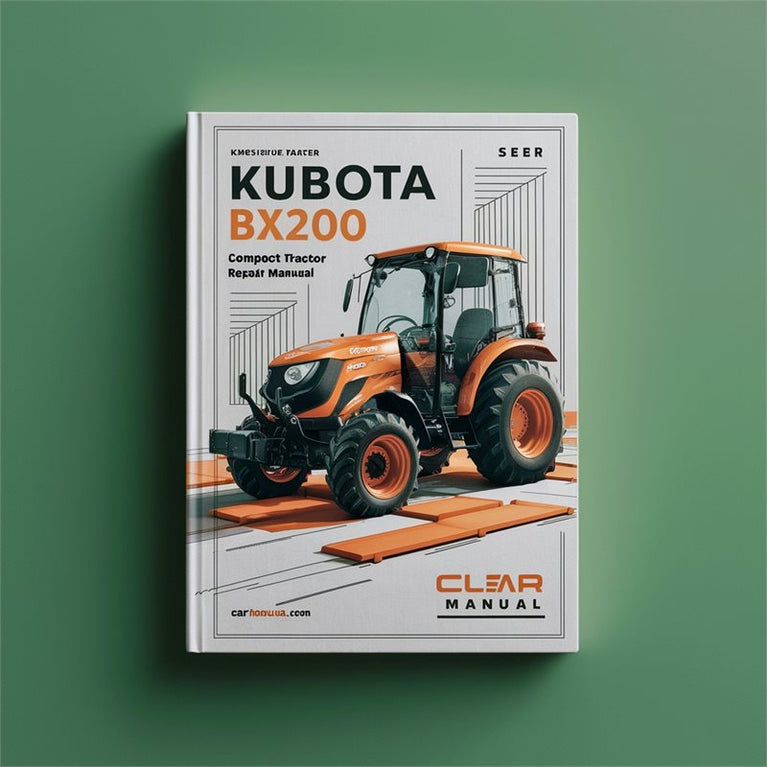 Kubota Bx2200 Compact Tractor Workshop Service Repair Manual PDF