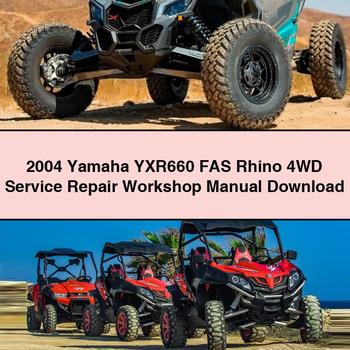 2004 Yamaha YXR660 FAS Rhino 4WD Service Repair Workshop Manual