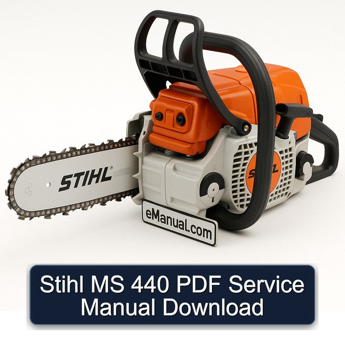 Stihl MS 440 Service Repair Workshop Manual PDF