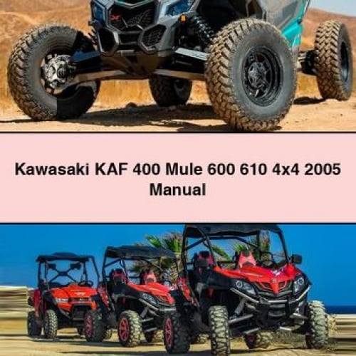 Kawasaki KAF 400 Mule 600 610 4x4 2005 Manual PDF Download