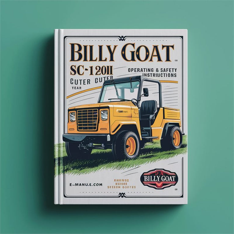 Billy Goat SC120H Sod Cutter Operating Safety Service Repair Workshop Manual PDF