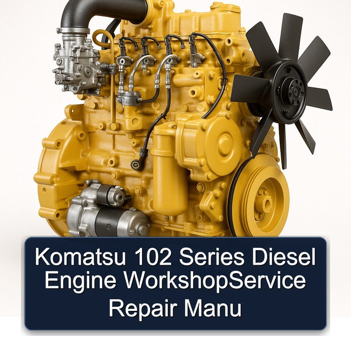 Komatsu 102 Series Diesel Engine Workshopservice Manu Service Repair Workshop Manual PDF