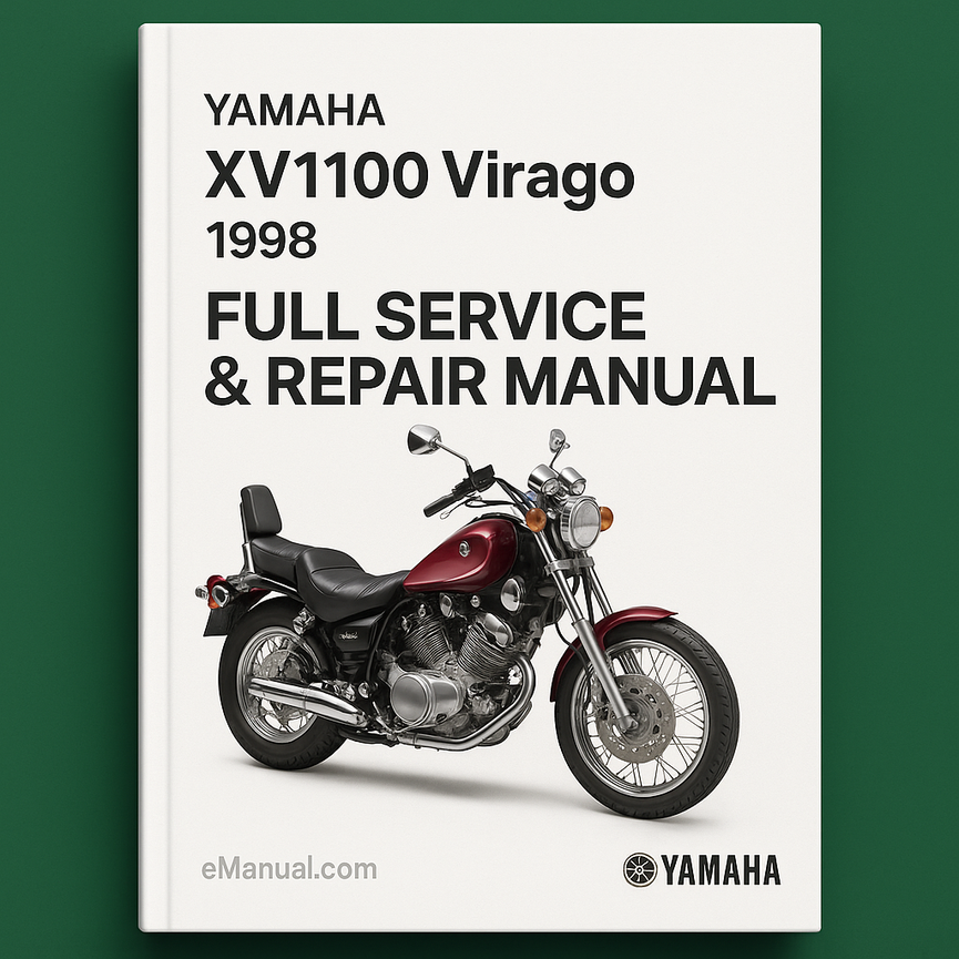 Yamaha XV1100 Virago 1998 Vollständiges Service-Reparaturhandbuch