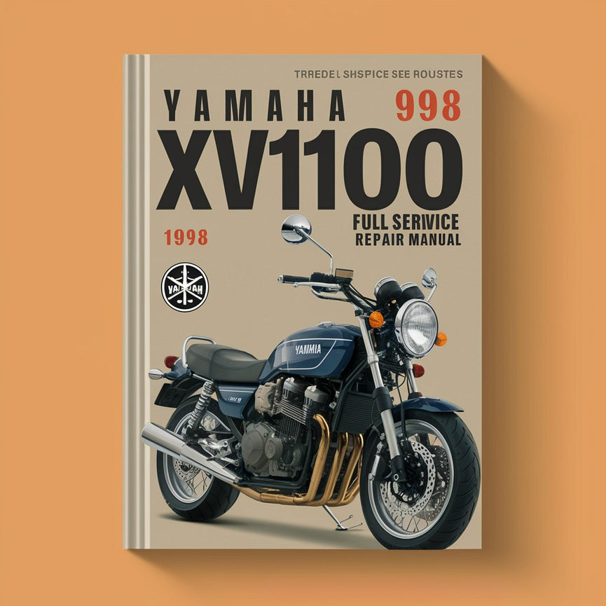 Manual de reparación y servicio completo de Yamaha XV1100 Virago 1998