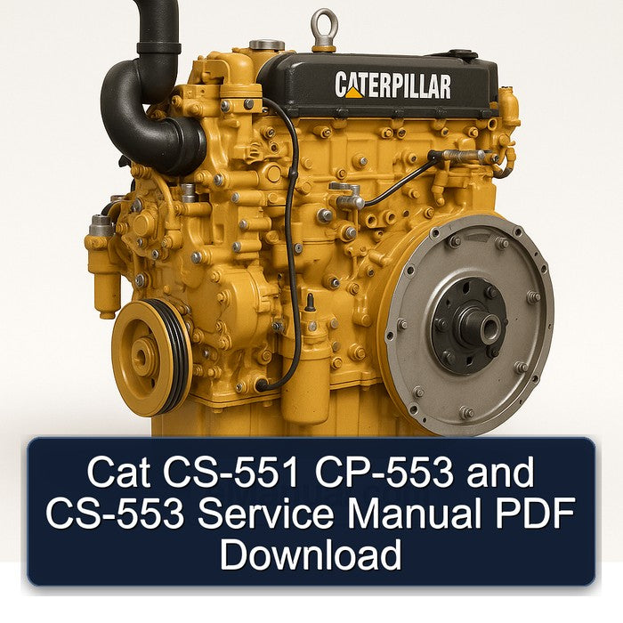 Caterpillar CS 551 CP 553 CAT CS-551 CP-553 CS-553 Service Repair Workshop Manual PDF