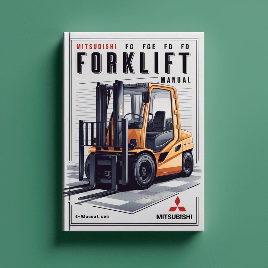 Mitsubishi FG FGE FD FORKLIFT shop Manual