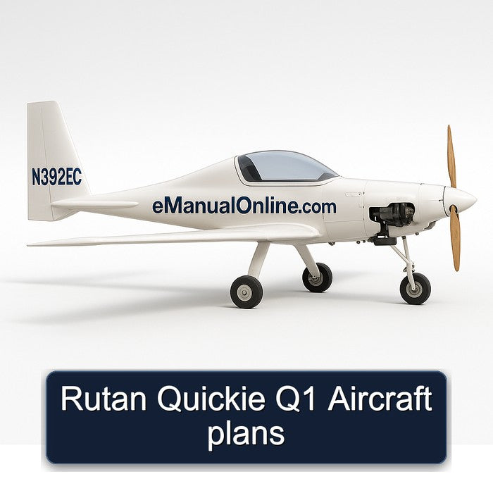 Rutan Quickie Q1 Aircraft plans