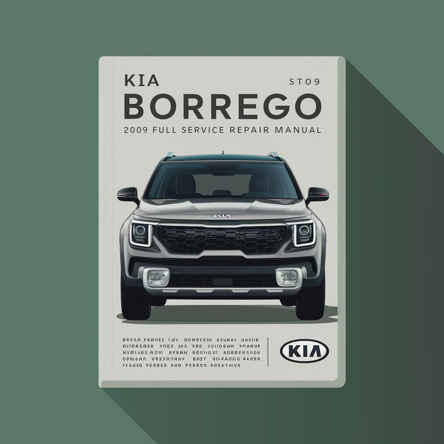 Kia Borrego 2009 Full Service Repair Manual PDF Download