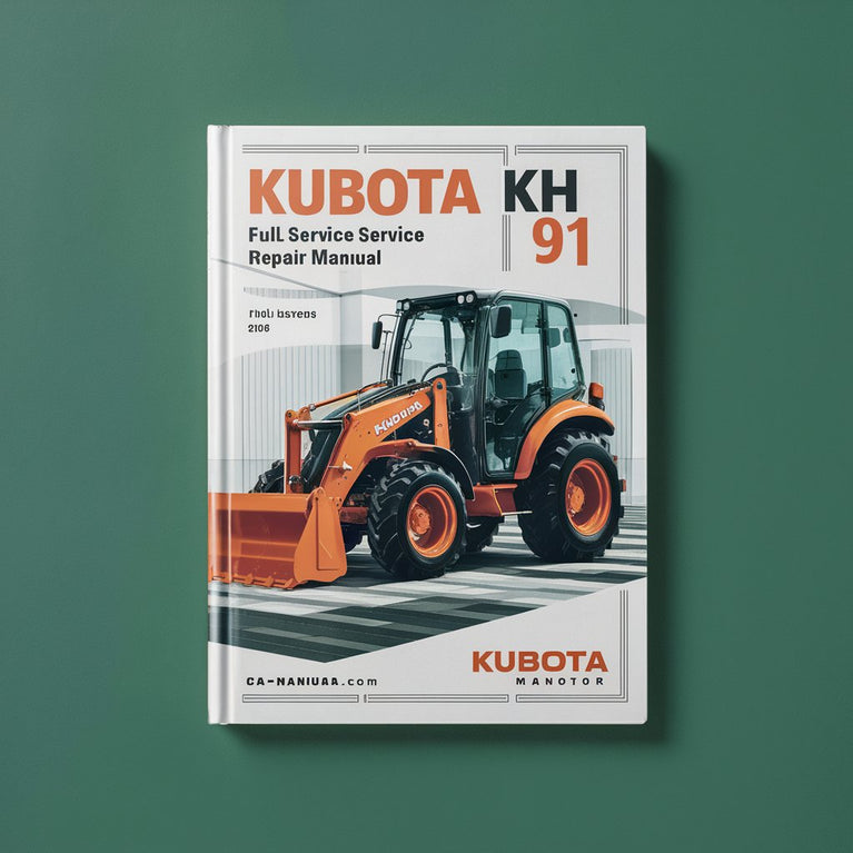 Kubota KH 91 Excavator Full Service Repair Manual