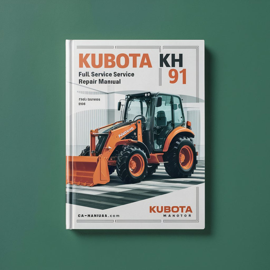 Kubota KH 91 Excavator Full Service Repair Manual