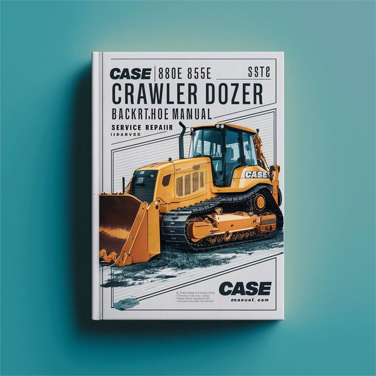 Case 850E 855E Crawler Dozer Backhoe - Improved Service Repair Workshop Manual PDF