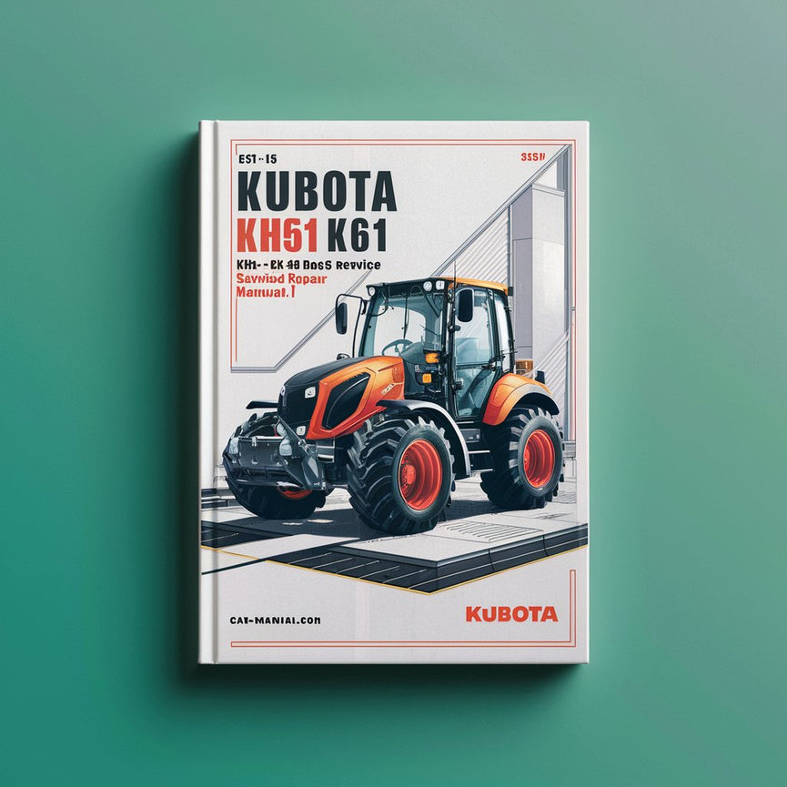 KUBOTA KH51 KH61 KH-51 KH-61 Excavator Service Manual